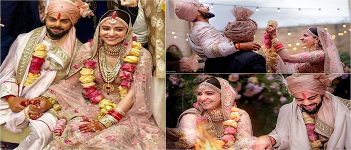 Anushka Sharma's engagement Sabyasachi sari is perfect for your wedding |  VOGUE India