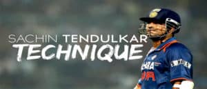 How to play like sachin Tendulkar