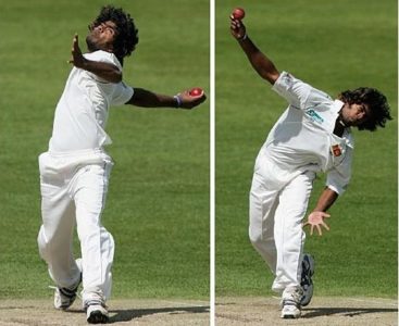 cricket bowler arm placement
