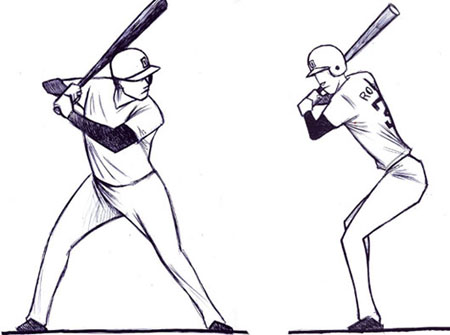 batting stance