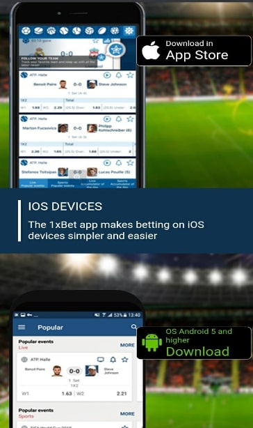 1xbet for iso devices