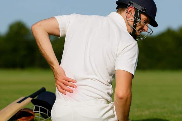 Lower Back Stress Fracture in cricket