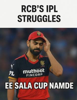 RCB’s IPL Struggles