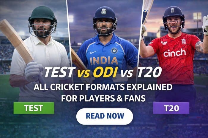 Test vs ODI vs T20: All Cricket Formats Explained