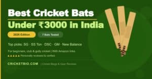 Best Cricket Bats Under 3000 Rupees India 2026