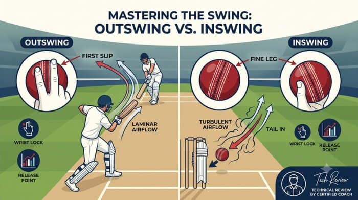 How to Bowl Outswing vs. Inswing